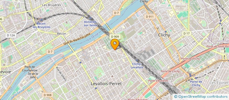 localisation de l'entreprise LUMABA à LEVALLOIS-PERRET