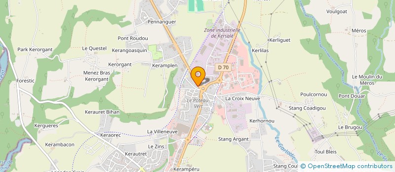 localisation de l'entreprise LUMABEY  CONCARNEAU