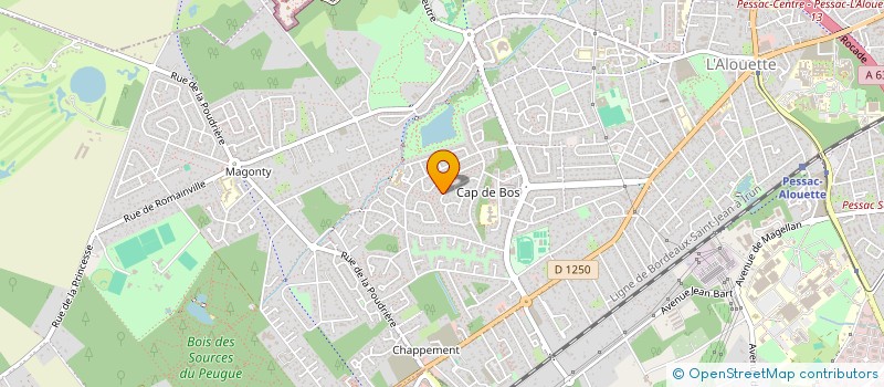 localisation de l'entreprise LUMADIS  PESSAC