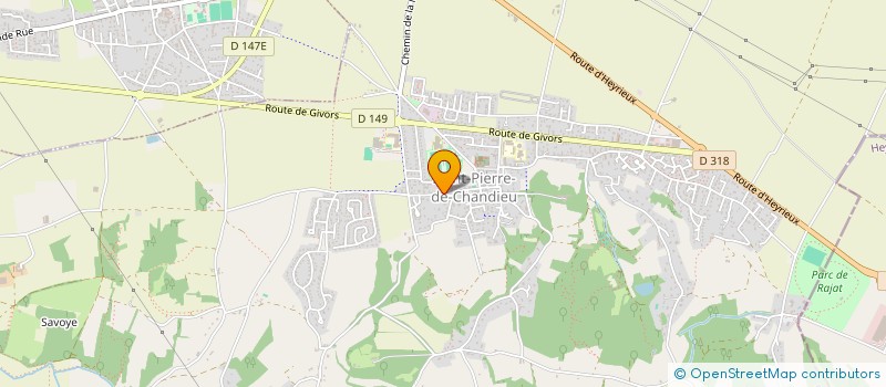 localisation de l'entreprise LUMAE  SAINT-PIERRE-DE-CHANDIEU