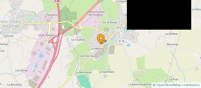 localisation de l'entreprise LUMAE  ROMAGNE