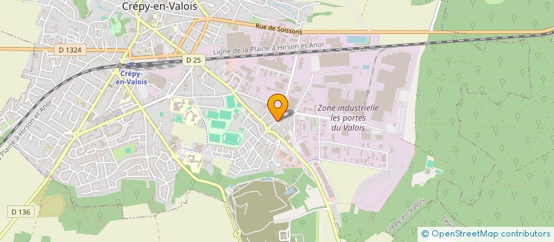 localisation de l'entreprise LUMAG  CREPY-EN-VALOIS