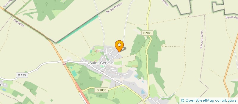 localisation de l'entreprise LUMAGAB  SAINT-GERVAIS