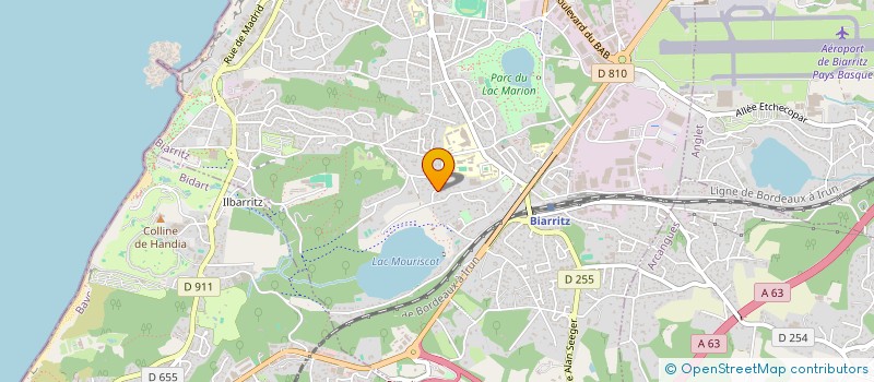 localisation de l'entreprise LUMAGO à BIARRITZ