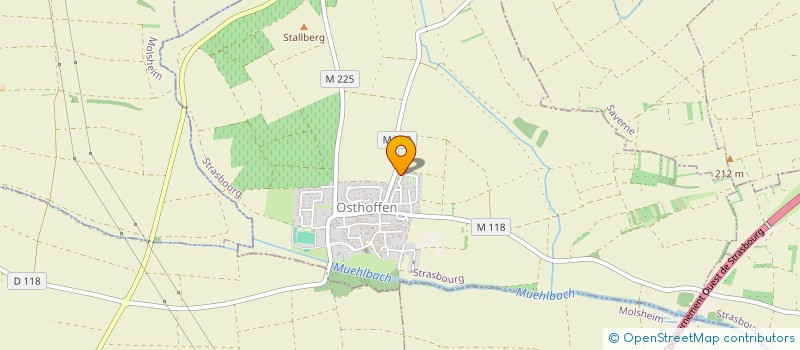 localisation de l'entreprise LUMAHR  OSTHOFFEN