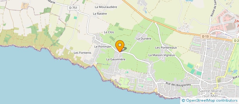 localisation de l'entreprise LUMAIN  PORNIC