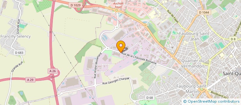 localisation de l'entreprise LUMAIRYS à SAINT-QUENTIN