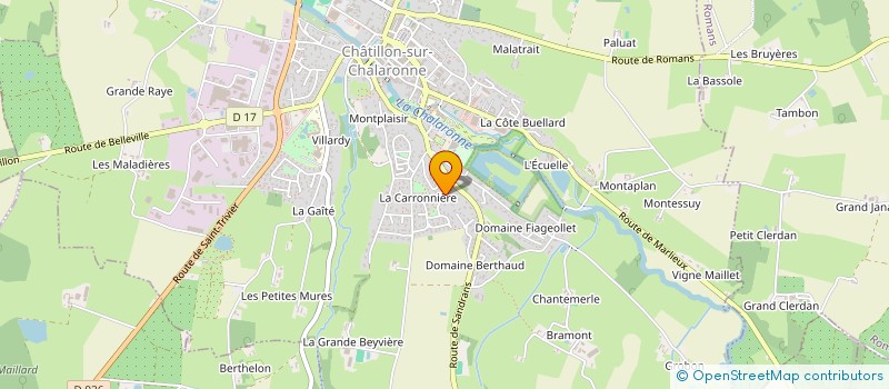 localisation de l'entreprise LUMAIX-AIN  CHATILLON-SUR-CHALARONNE