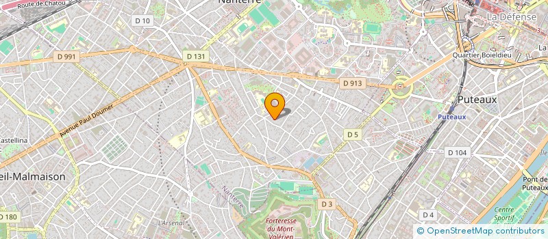 localisation de l'entreprise LUMAJO  NANTERRE