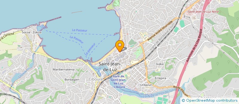 localisation de l'entreprise LUMAK à SAINT-JEAN-DE-LUZ