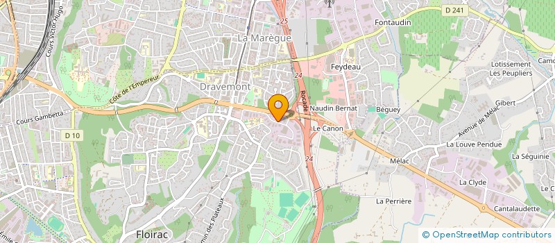 localisation de l'entreprise LUMALED  FLOIRAC