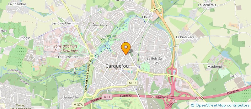 localisation de l'entreprise LUMALOPIT à CARQUEFOU