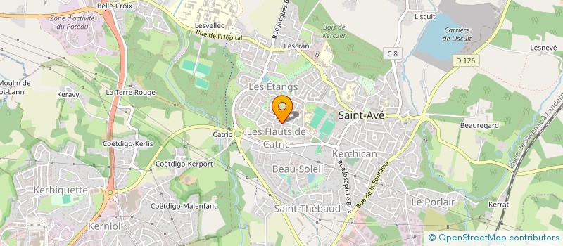 localisation de l'entreprise LUMANA  SAINT-AVE