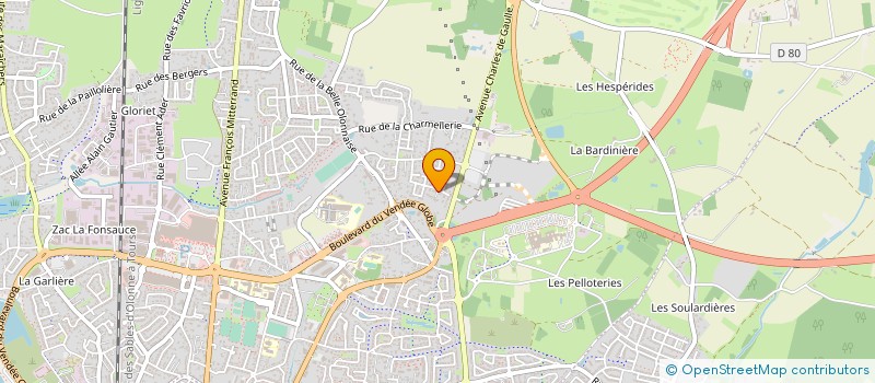 localisation de l'entreprise LUMANAET à LES SABLES D'OLONNE