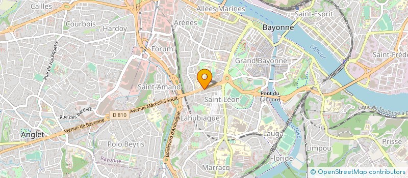 localisation de l'entreprise LUMANISY CARE à PAU
