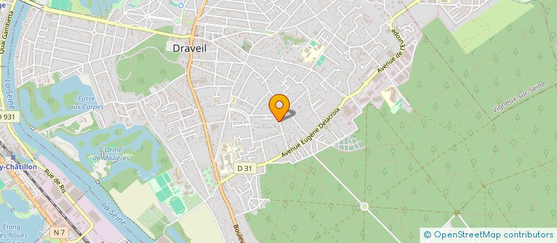 localisation de l'entreprise LUMANIVA à DRAVEIL