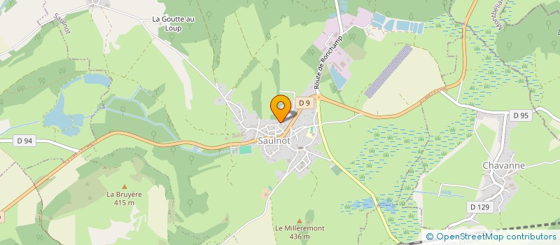 localisation de l'entreprise LUMANO  SAULNOT