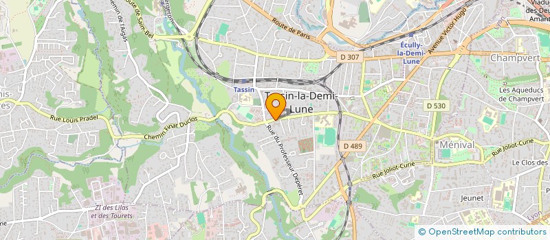 localisation de l'entreprise LUMAPPS à TASSIN-LA-DEMI-LUNE