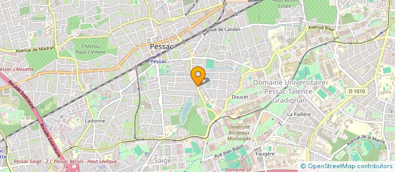 localisation de l'entreprise LUMAR 33 à PESSAC