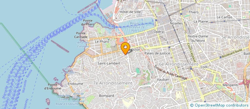localisation de l'entreprise LUMAR à MARSEILLE