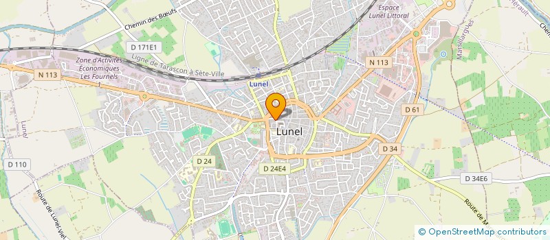 localisation de l'entreprise LUMAR  LUNEL