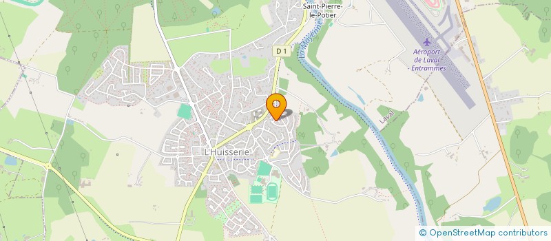 localisation de l'entreprise LUMAR  L'HUISSERIE