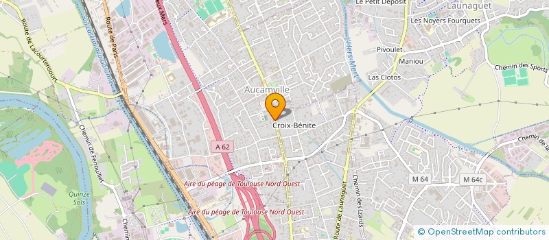 localisation de l'entreprise LUMAT  AUCAMVILLE