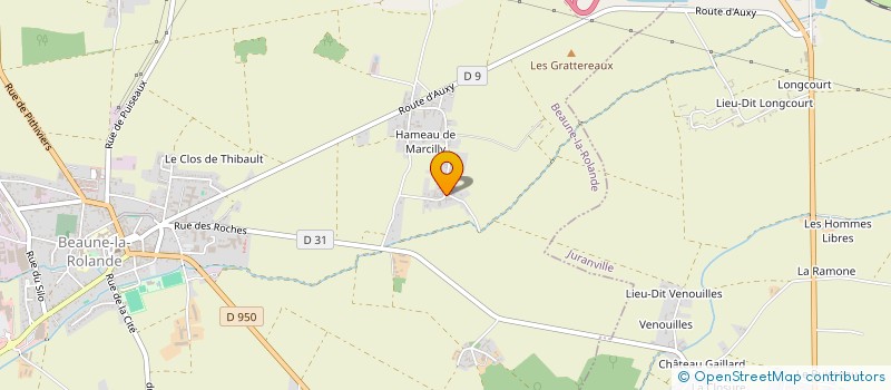 localisation de l'entreprise LUMATHIM  BEAUNE-LA-ROLANDE