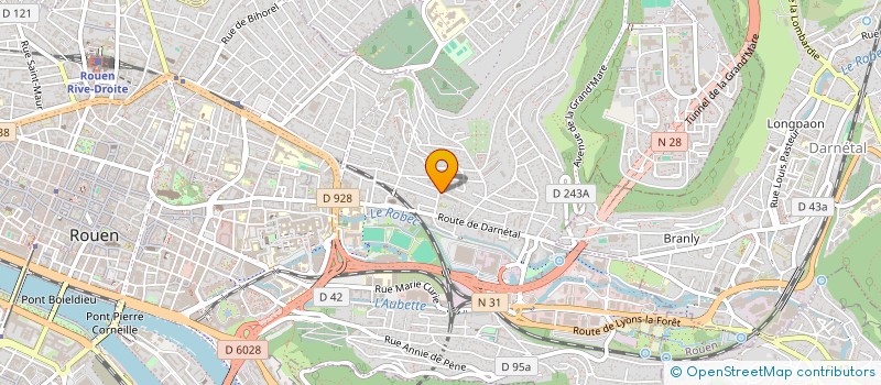 localisation de l'entreprise LUMAX SAS à ROUEN