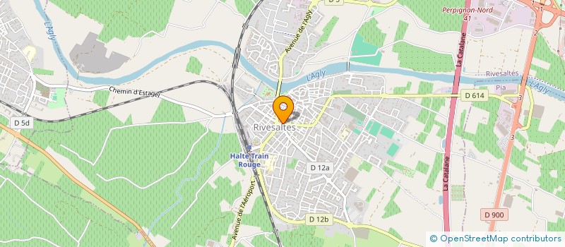 localisation de l'entreprise LUMAXE  RIVESALTES