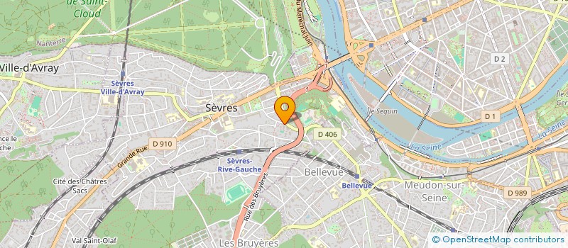 localisation de l'entreprise LUMAY CONSULTING à SEVRES