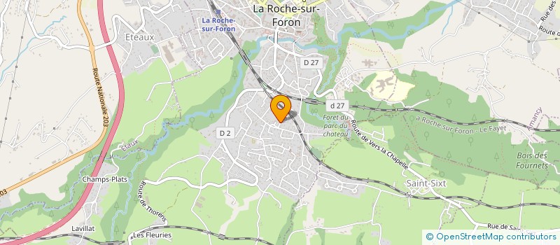 localisation de l'entreprise LUMAYA  LA ROCHE-SUR-FORON