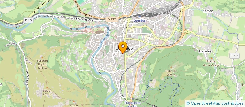 localisation de l'entreprise LUMAZIA  LOURDES