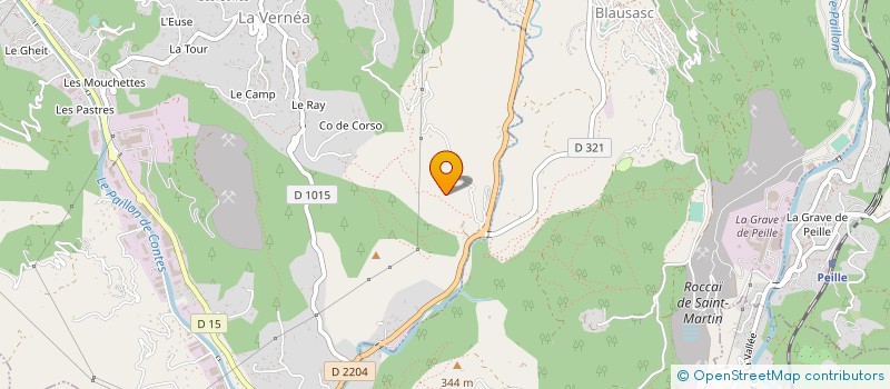localisation de l'entreprise LUMAZUR à CONTES