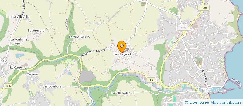 localisation de l'entreprise LUMBREA AGENCY à BINIC-ETABLES-SUR-MER