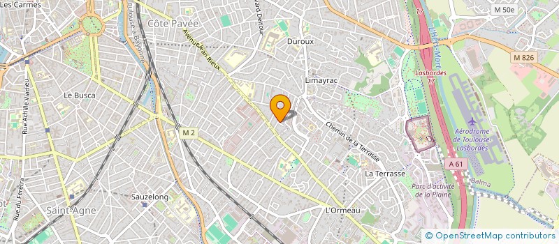 localisation de l'entreprise LUMBROSO  TOULOUSE