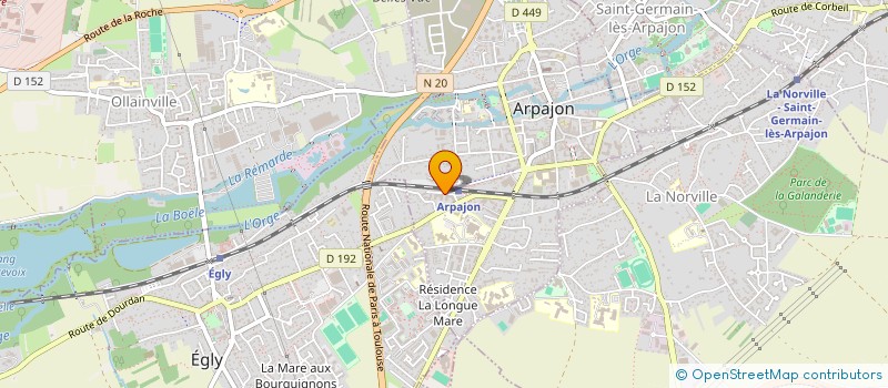 localisation de l'entreprise LUMCO à ARPAJON