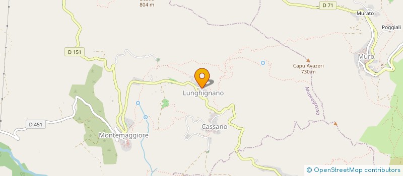 localisation de l'entreprise LUME à CALENZANA