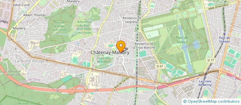localisation de l'entreprise LUME à CHATENAY-MALABRY