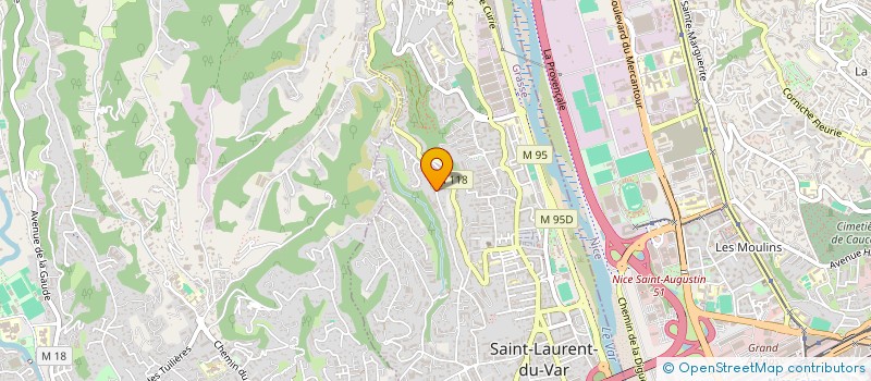 localisation de l'entreprise LUME DI FIORE à SAINT-LAURENT-DU-VAR