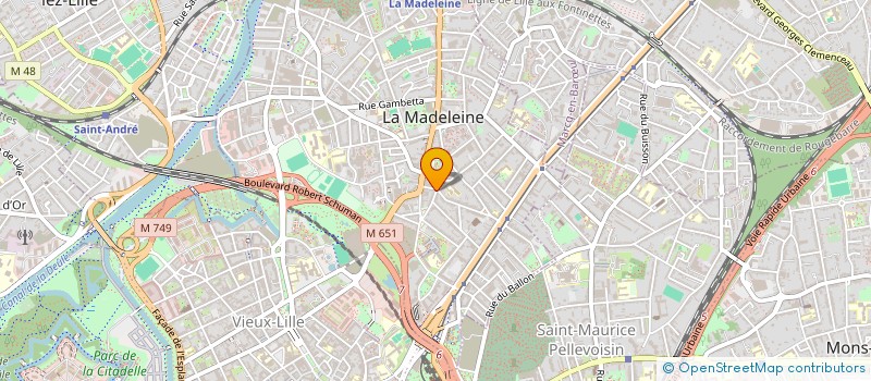 localisation de l'entreprise LUMEA à LA MADELEINE