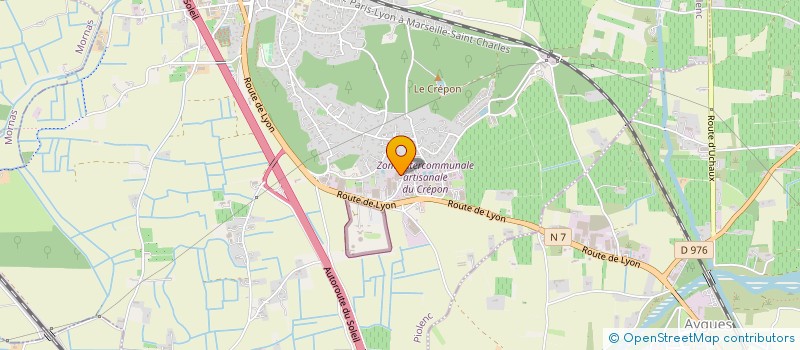 localisation de l'entreprise LUMEA  PIOLENC