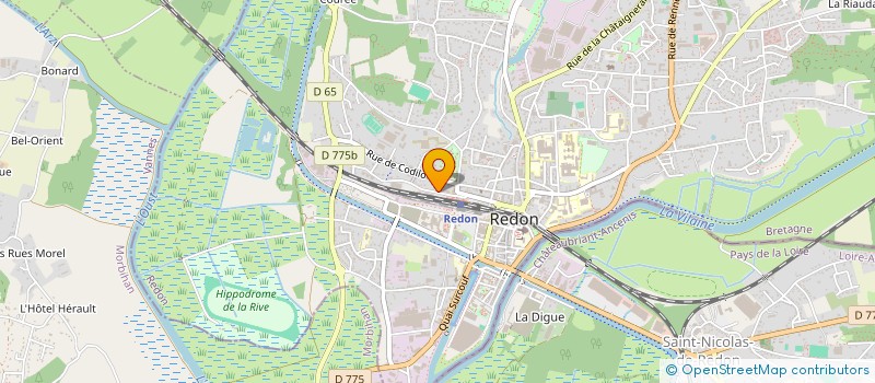localisation de l'entreprise LUMEAU OLLIVIER SARL à REDON