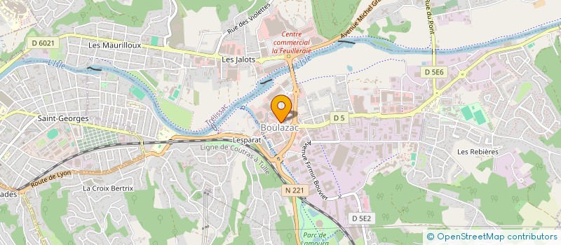 localisation de l'entreprise LUMEDA CARE  BOULAZAC ISLE MANOIRE