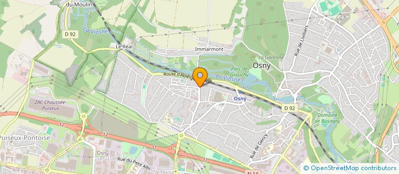 localisation de l'entreprise LUMEDIAS à OSNY