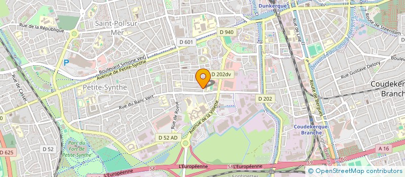 localisation de l'entreprise LUMELEC à DUNKERQUE