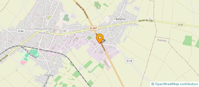 localisation de l'entreprise LUMELEC SERVICES à NEUVILLE-DE-POITOU