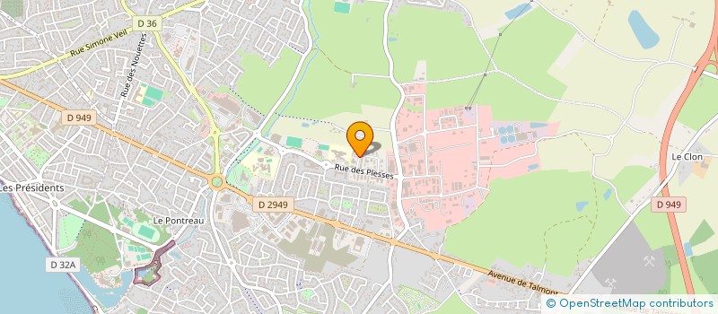 localisation de l'entreprise LUMELYS LIGHTING à LES SABLES D'OLONNE