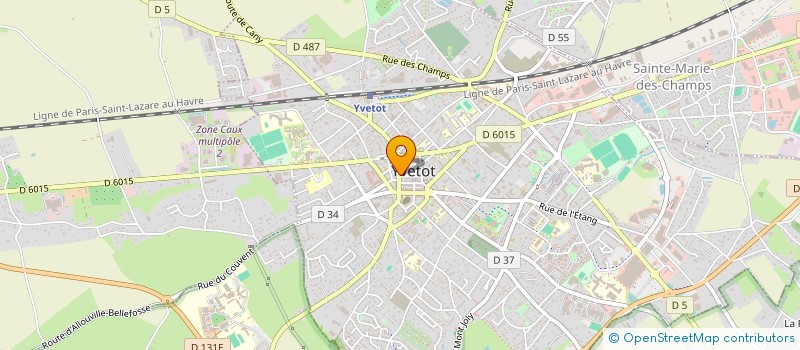 localisation de l'entreprise LUMEN à YVETOT