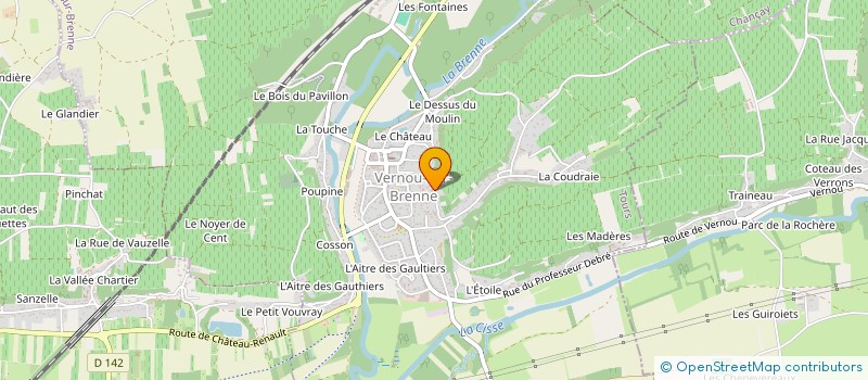 localisation de l'entreprise LUMEN  VERNOU-SUR-BRENNE